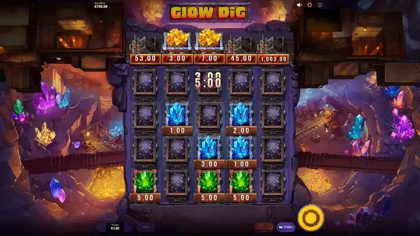 Glow Dig slot screenshot 5