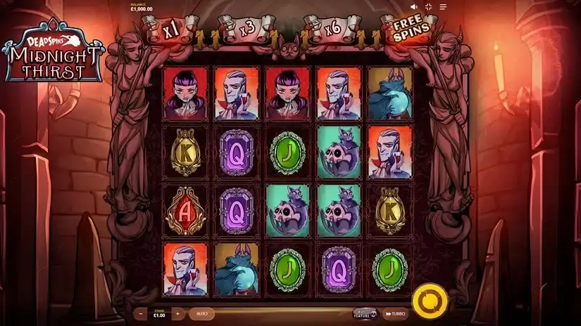 Midnight Thirst Deadspins slot screenshot 1