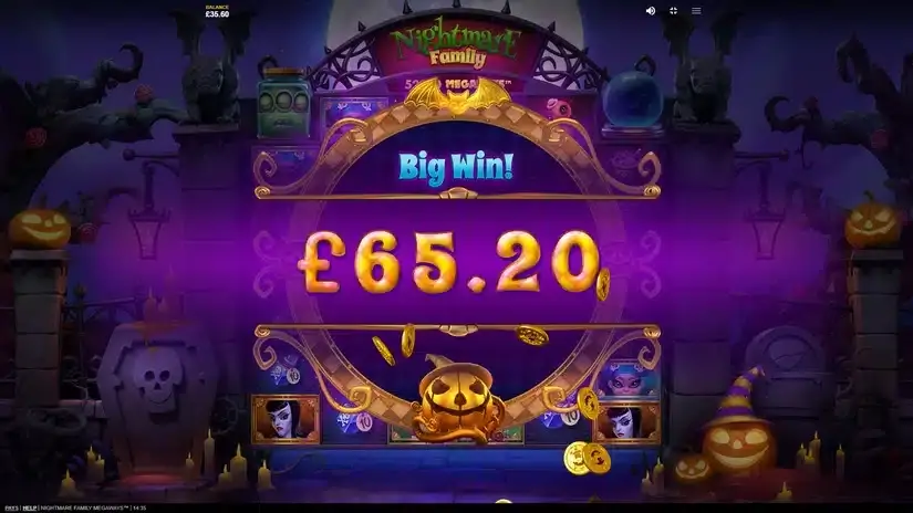 Nightmare Family Megaways slot screenshot 4
