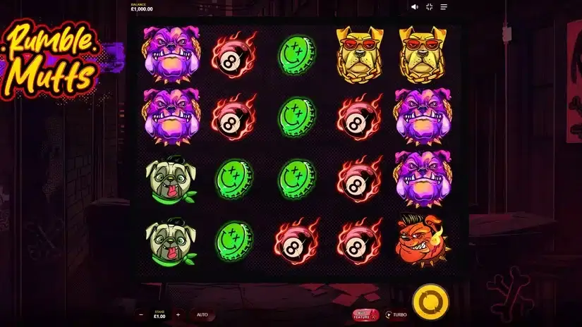 Rumble Mutts slot screenshot 1