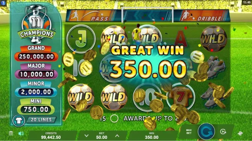 11 Champions slot screenshot 3