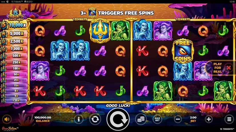 15 Tridents slot screenshot 1