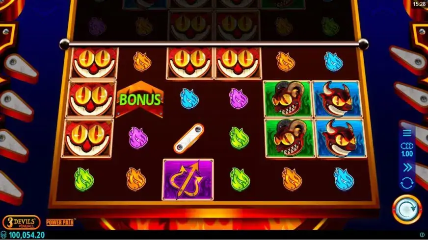 3 Devils Pinball slot screenshot 1