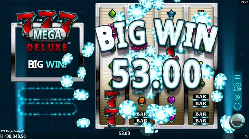 777 Mega Deluxe slot screenshot 5