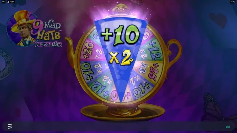 9 Mad Hats slot screenshot 5
