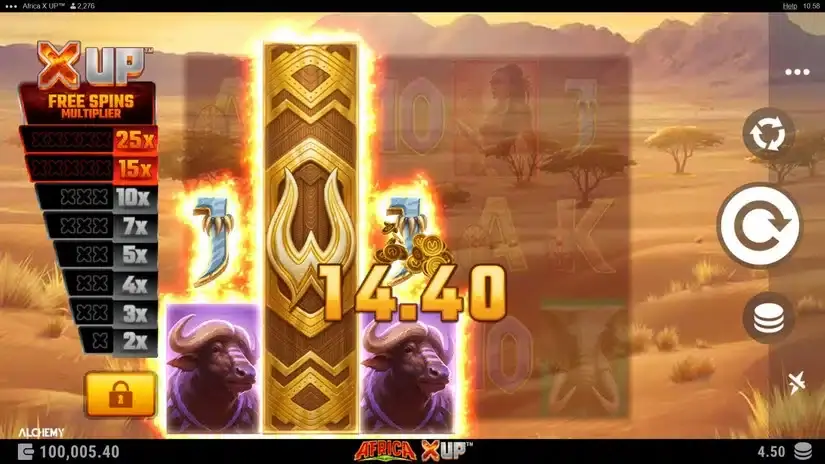 Africa X Up slot screenshot 2