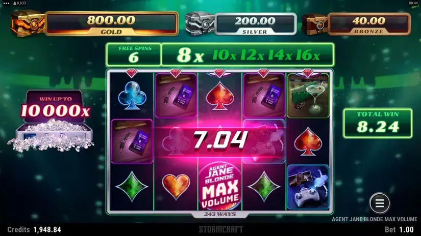 Agent Jane Blonde Max Volume slot screenshot 6