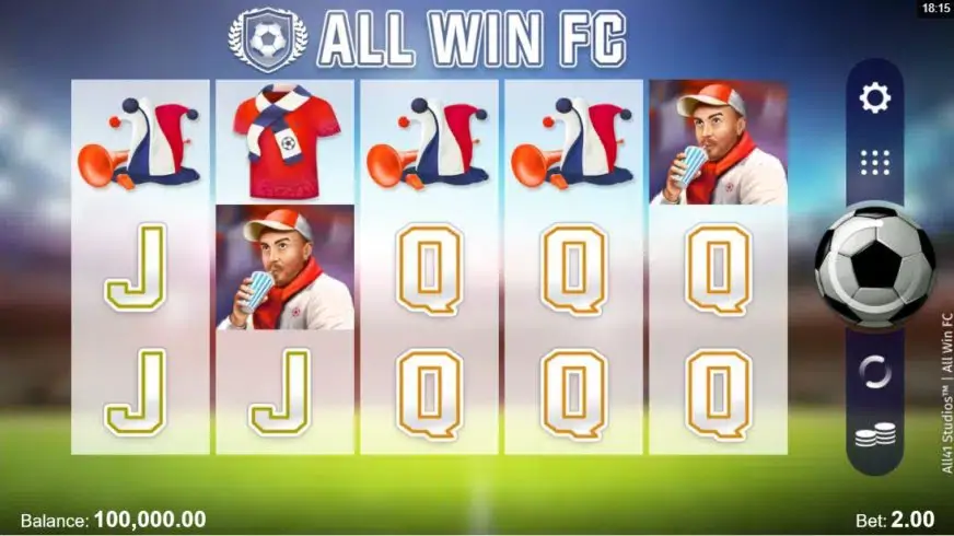 All Win FC slot screenshot 1