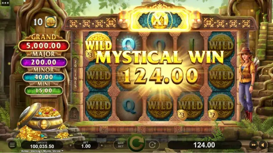 Amber Sterlings Mystic Shrine slot screenshot 6