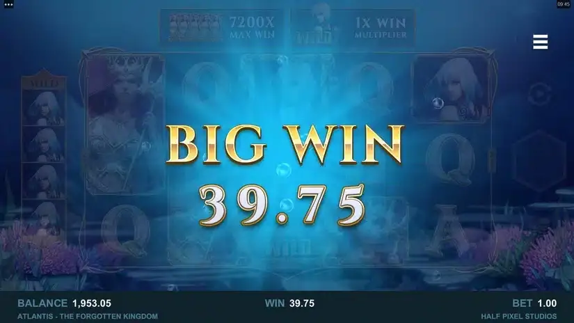 Atlantis The Forgotten Kingdom slot screenshot 5