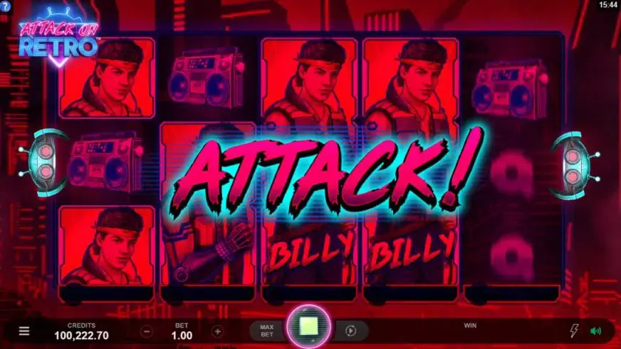 Attack on Retro slot screenshot 2