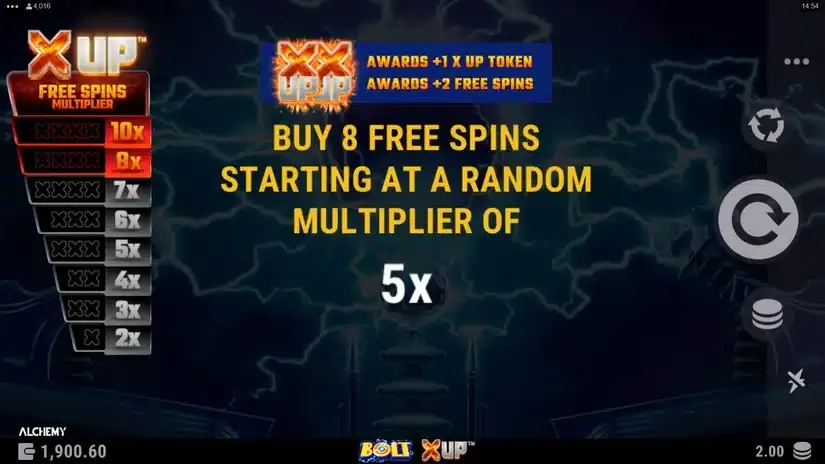 Bolt X UP slot screenshot 5