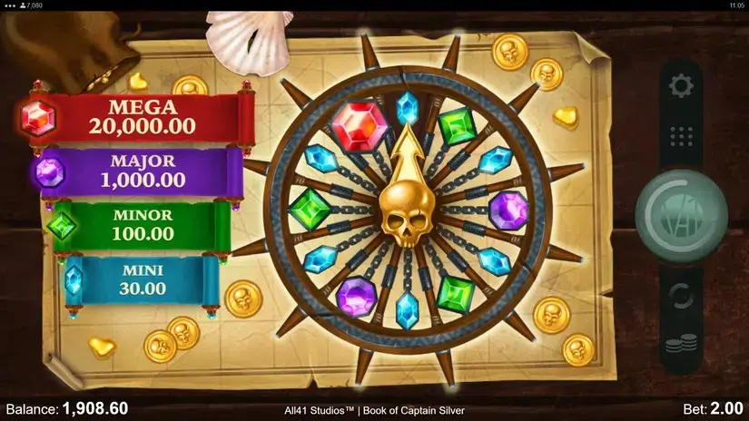 Book of Captain Silver slot screenshot 5