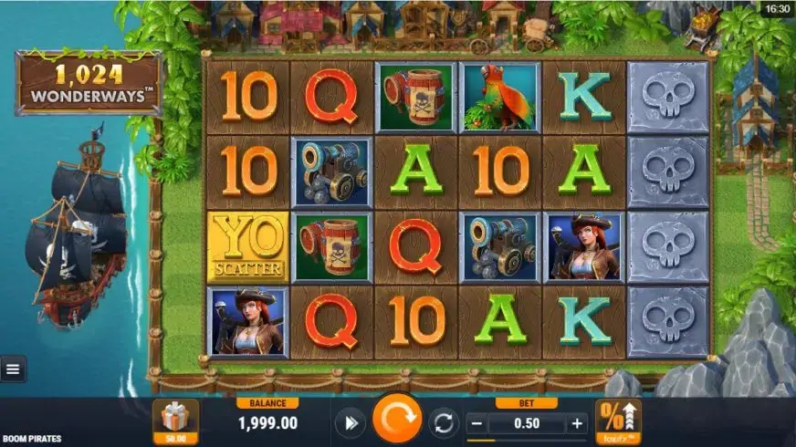 Boom Pirates slot screenshot 1