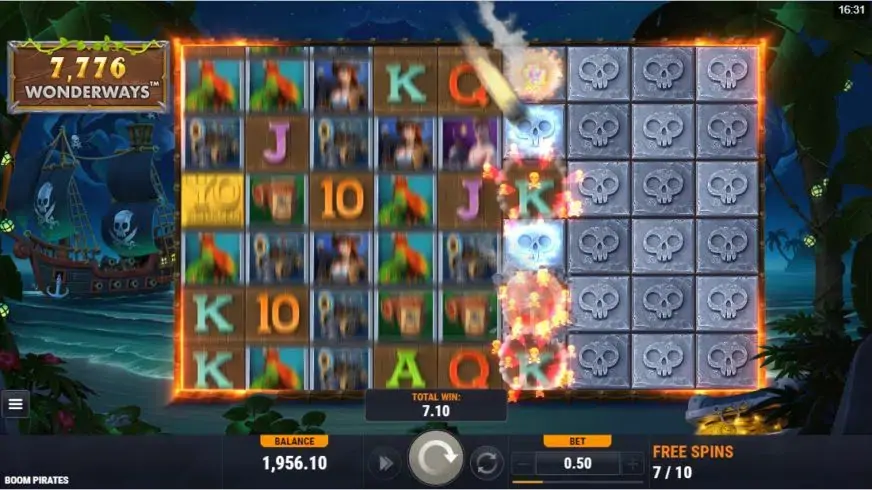 Boom Pirates slot screenshot 4