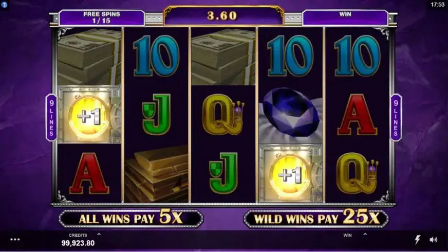 Break da Bank Again Respin slot screenshot 4