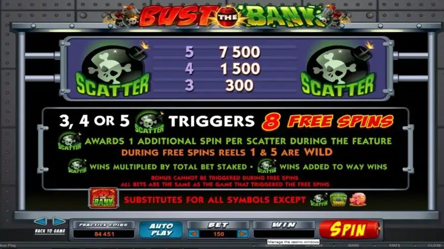 Bust The Bank slot screenshot 4