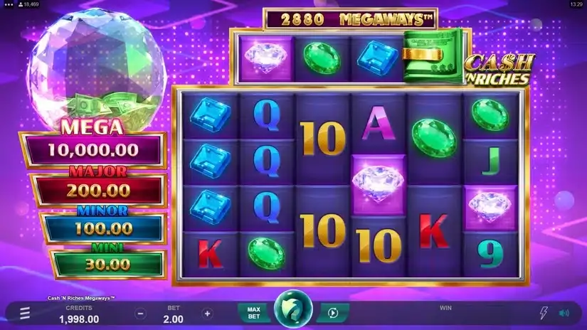 Cash ‘N Riches Megaways slot screenshot 1