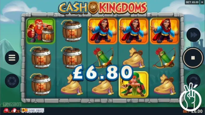 Cash of Kingdoms slot screenshot 3