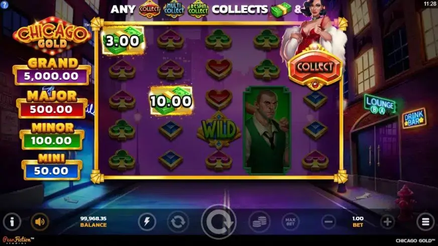 Chicago Gold slot screenshot 3
