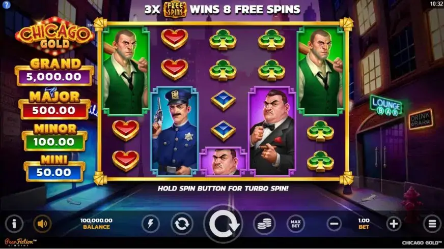Chicago Gold slot screenshot 1