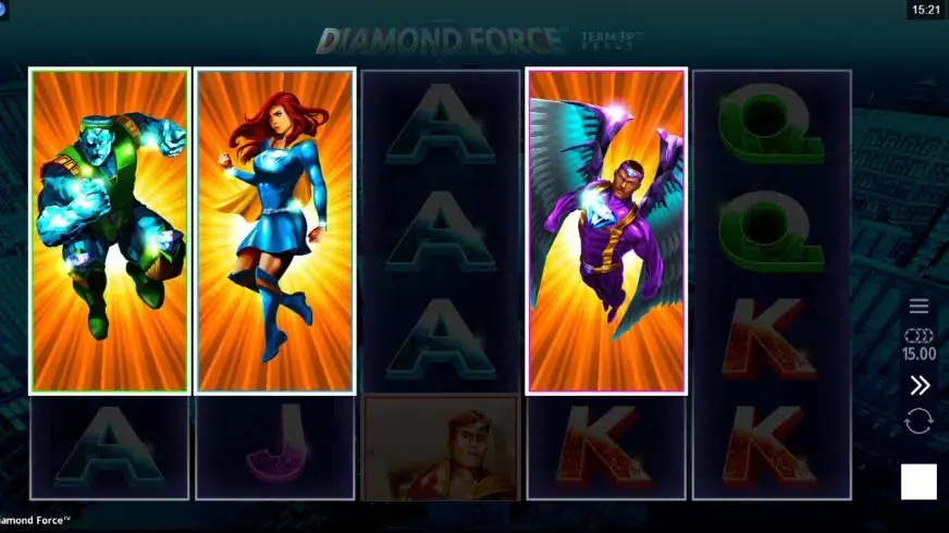 Diamond Force slot screenshot 2