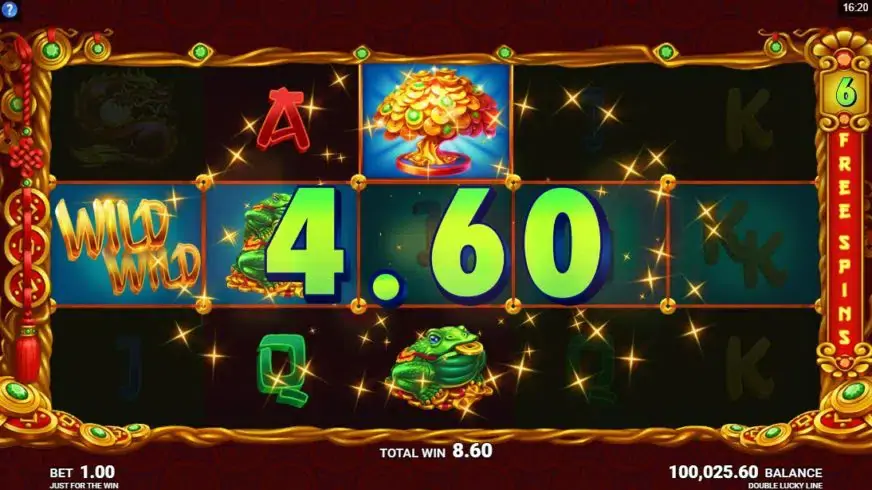 Double Lucky Line slot screenshot 4