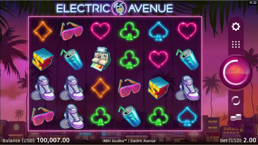 Electric Avenue slot screenshot 1