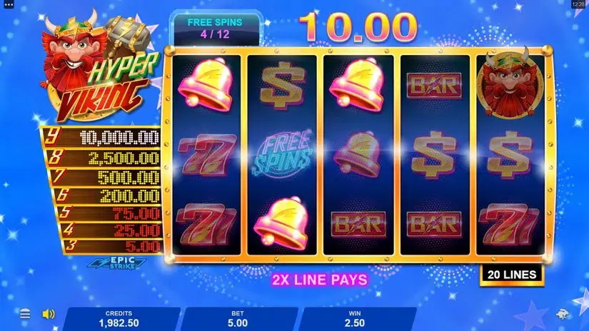 Hyper Viking slot screenshot 7