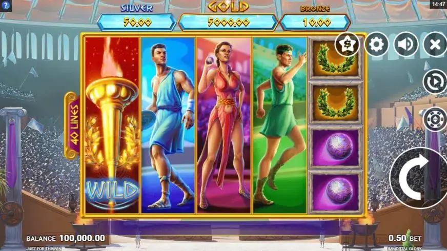 Immortal Glory slot screenshot 1