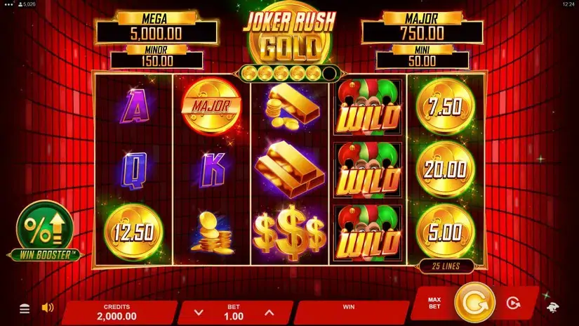 Joker Rush Gold slot screenshot 1