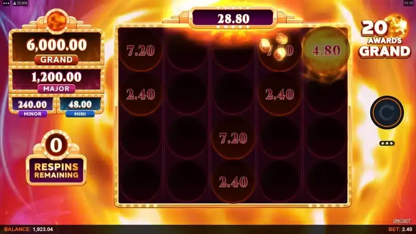 Links of Fire slot screenshot 5