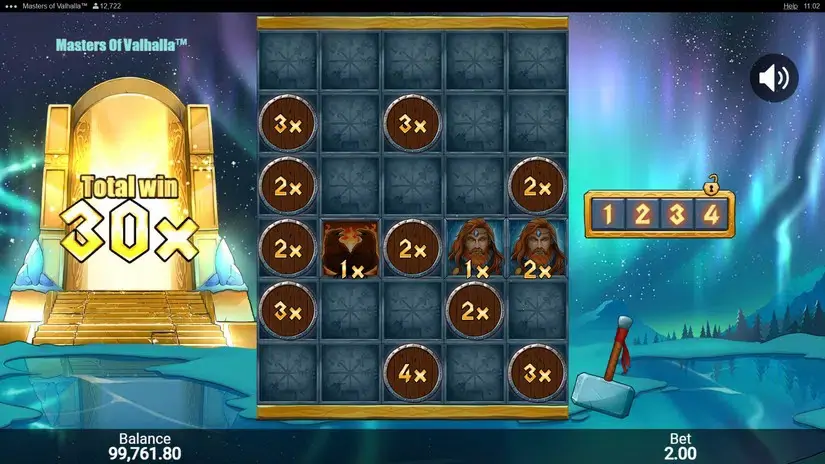 Masters Of Valhalla slot screenshot 5