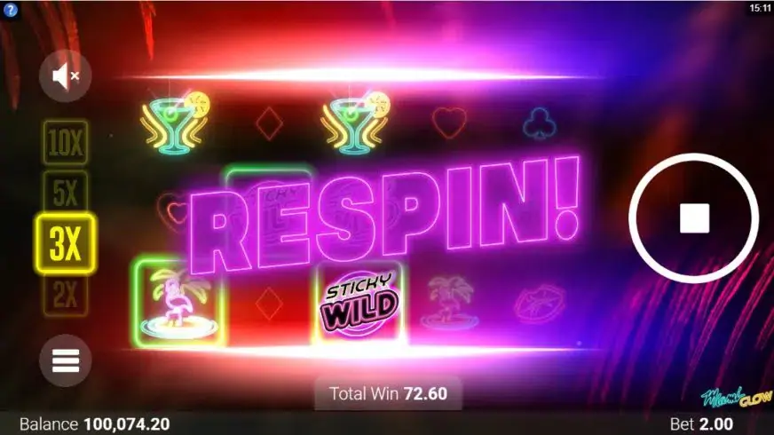 Miami Glow slot screenshot 4