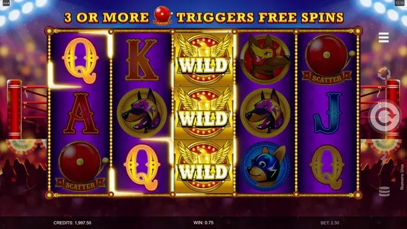 Numero Uno slot screenshot 2