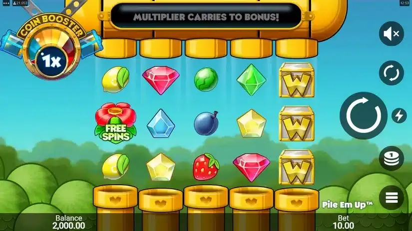 Pile ‘Em Up slot screenshot 1