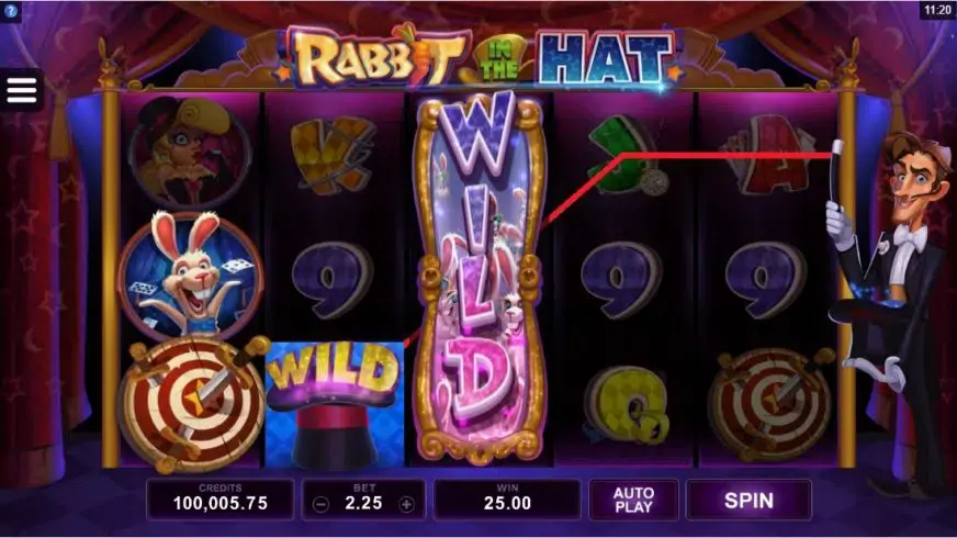 Rabbit in the Hat slot screenshot 