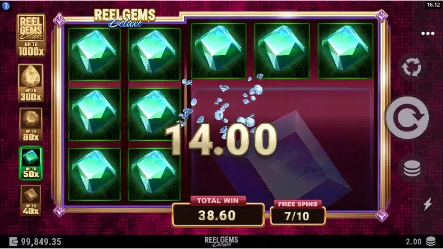 Reel Gems Deluxe slot screenshot 