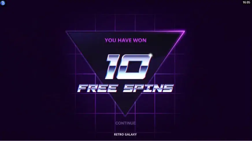 Retro Galaxy slot screenshot 3