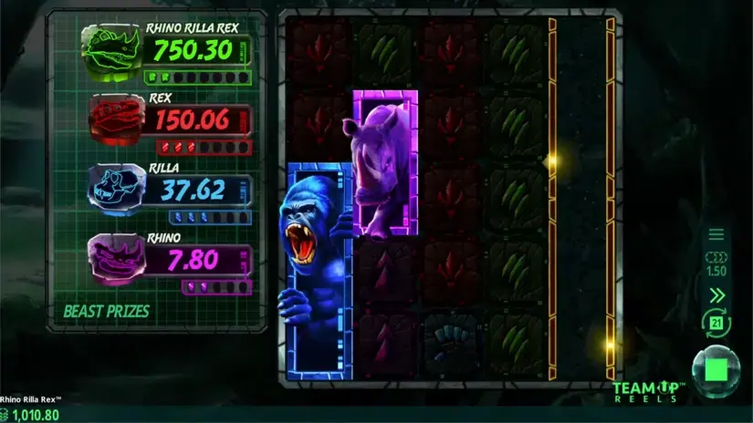 Rhino Rilla Rex slot screenshot 3
