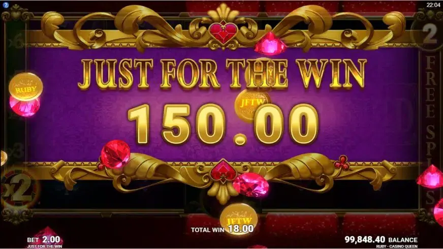 Ruby Casino Queen slot screenshot 6