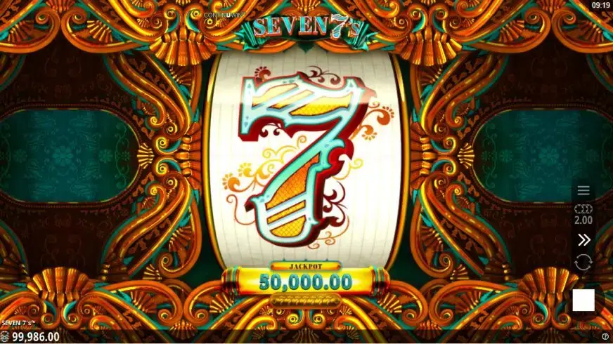 Seven 7’s slot screenshot 1