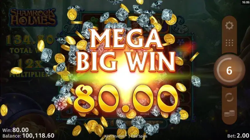 Shamrock Holmes Megaways slot screenshot 5