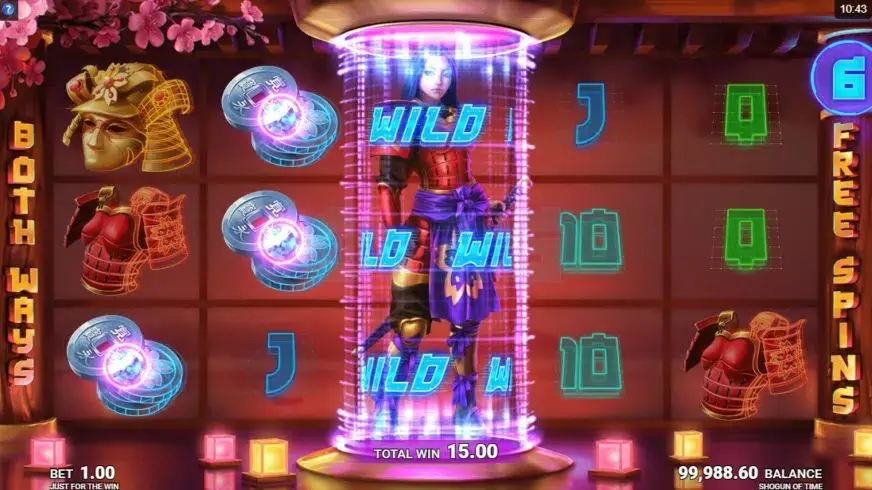 Shogun of Time slot screenshot 9