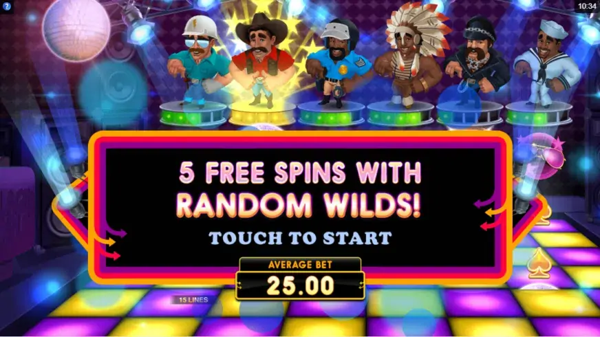 Village People Macho Moves slot screenshot 5