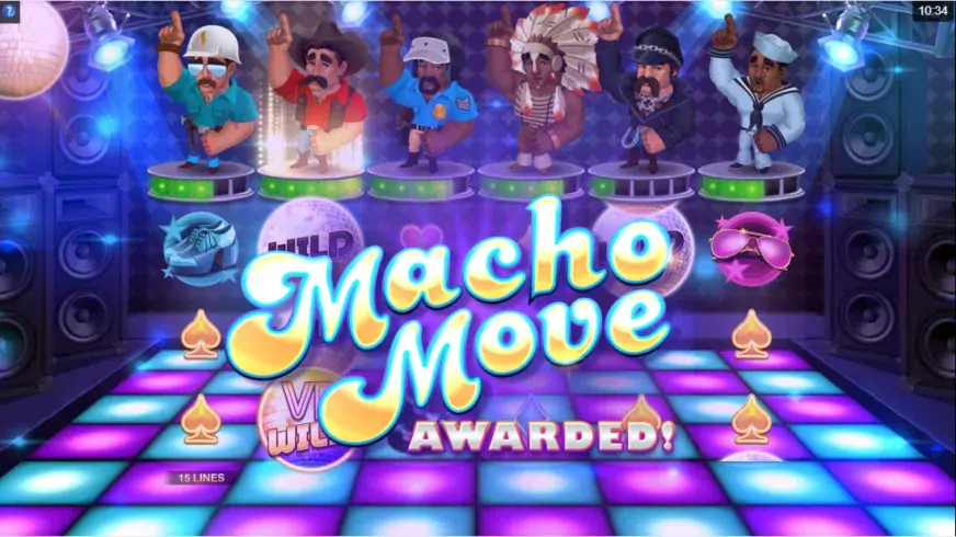 Village People Macho Moves slot screenshot 4
