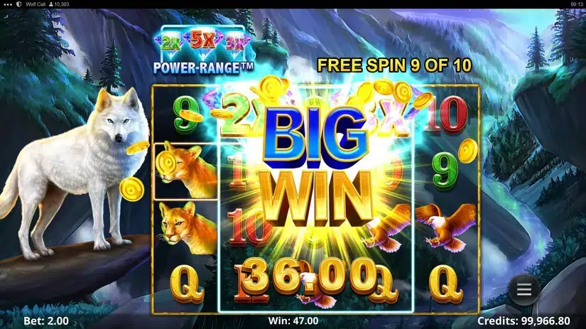 Wolf Call slot screenshot 6