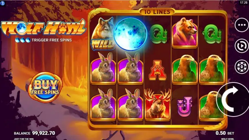 Wolf Howl slot screenshot 1