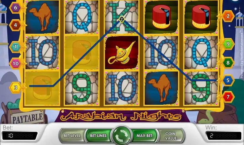 Arabian Nights slot screenshot 1