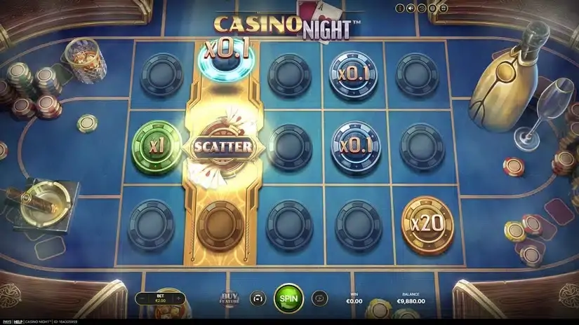 Casino Night slot screenshot 2